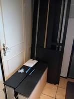 Brimnes bedbank met 2 matrassen, Ophalen, Gebruikt, Eenpersoons, Zwart