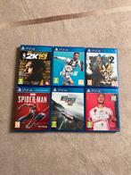 PS4 Games - NBA, FIFA, Dragonball, Spiderman, NFS, Ophalen, Online, 1 speler, Zo goed als nieuw