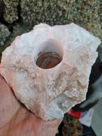 Bergkristal waxinelicht, Ophalen of Verzenden, Mineraal