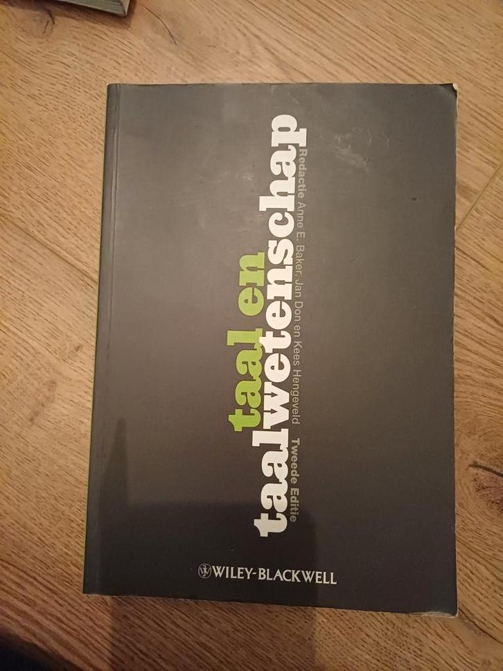 Taalwetenschap - Anne Baker, Jan Don, Kees Hengeveld, Boeken, Studieboeken en Cursussen, Ophalen