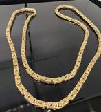 Prachtige 14k gouden koningsketting 65 cm, Ophalen of Verzenden, Nieuw, Goud