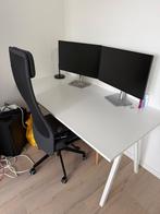 ikea trotten Bureau 160x80 en Markus Bureaustoel, Huis en Inrichting, Ophalen of Verzenden, Zo goed als nieuw, Bureau