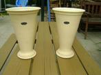 Te koop: 2 elegante bloemenvazen Douwsma, Ophalen, Gebruikt, Overige kleuren, Aardewerk of Porselein