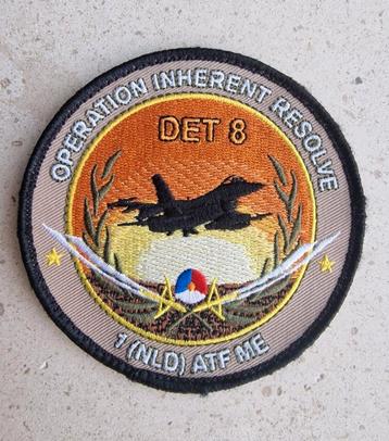 Origineel embleem 1(NLD) ATF ME OIR Detachement 8 KLu beschikbaar voor biedingen