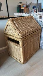 Rieten opbergmand kinderkamer, Huis en Inrichting, Ophalen of Verzenden, Zo goed als nieuw, 50 tot 100 cm, Minder dan 50 cm