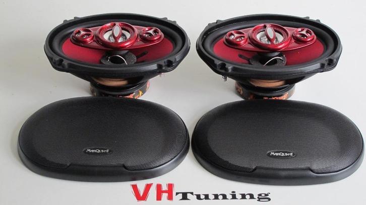 Marquant MCS-691 6"x 9" 250W 4 way car speakers 4 Ohm 90 dB, Auto diversen, Autospeakers, Nieuw, Ophalen of Verzenden
