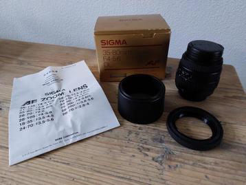 Sigma AF zoom lens 35-80 mm beschikbaar voor biedingen