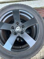 Renault megane velgen met winterbanden, Ophalen, 16 inch, 205 mm, Winterbanden