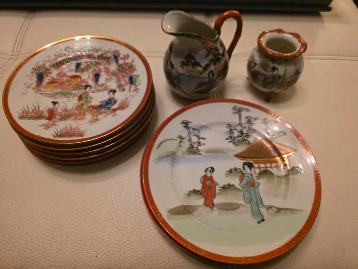 Japans porselein Set, Antiek en Kunst, Antiek | Keramiek en Aardewerk, Ophalen of Verzenden