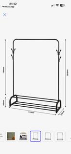 Kledingrek zwart nieuw, Ophalen, Nieuw