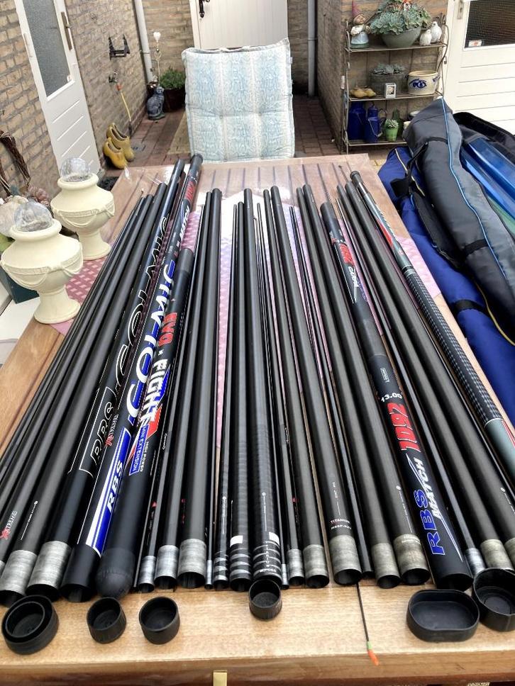 Te Koop COLMIC HENGEL 1092  MATCH 11.5 meter, Watersport en Boten, Hengelsport | Witvissen, Zo goed als nieuw, Vaste hengel, Ophalen