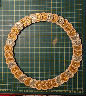 KERST deurkrans met koffiecupjes 2 voor €6 beschikbaar voor biedingen