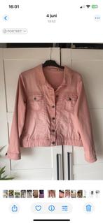 Leuk jeansjasje apricot rose maat 46, Kleding | Dames, Grote Maten, Ophalen of Verzenden, Zo goed als nieuw