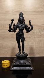 Mooi bronzen / messing Parvati beeldje India, Ophalen of Verzenden
