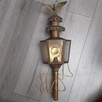 Antieke, koperen koetslamp met adelaar, Antiek en Kunst, Ophalen