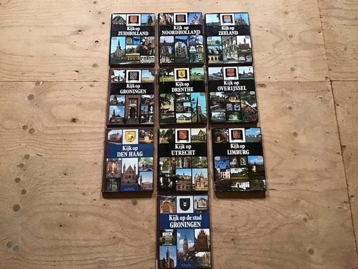 10 Reisboeken Kijk op diverse Provincies in Nederland., Boeken, Reisgidsen, Zo goed als nieuw, Benelux, Overige merken, Ophalen of Verzenden
