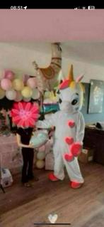 Mascotte Unicorn te huur inclusief acteur, Ophalen of Verzenden, Zo goed als nieuw, Overige