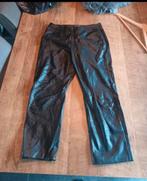Leren broek, Maat 38/40 (M), H&M, Zwart, Ophalen of Verzenden