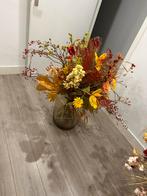 Silka Boeket met Vaas, Ophalen of Verzenden, Zo goed als nieuw, Binnen