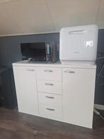 Witte kast met lade en deuren, Ophalen, Gebruikt, Wit, Overige typen