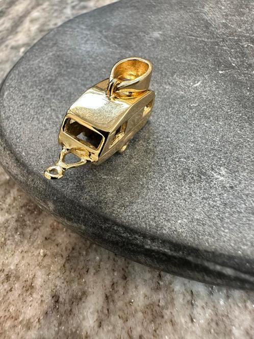 Prachtige 14k gouden camper hanger, Sieraden, Tassen en Uiterlijk, Bedels, Zo goed als nieuw, Overige merken, Goud, 1 bedel, Ophalen of Verzenden