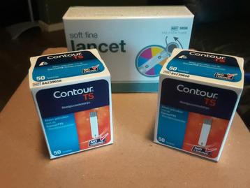 100 Contour TS teststrips plus 110 lancetten beschikbaar voor biedingen