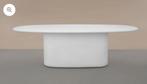 Nieuwe ovale eettafel gipsbeton 210cm, Huis en Inrichting, Tafels | Eettafels, Ophalen, Overige materialen, Nieuw, 200 cm of meer