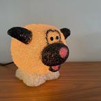 Tafellamp, popcorn lampje, hond, schaap, vintage, jr 70/80, Ophalen of Verzenden, Zo goed als nieuw, Minder dan 50 cm