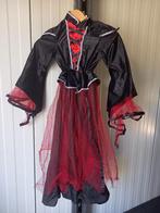 jurk zwart met rood party collection, Ophalen of Verzenden, Zo goed als nieuw, 110 t/m 116, Jongen of Meisje