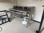 Output Platform desk and cart 19” and keyboard tray, Ophalen, Gebruikt