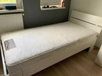 Bed Fresh 400 wit (100x210), Ophalen, Eenpersoons, Wit, Zo goed als nieuw
