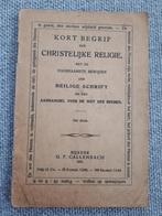 Kort begrip der Christelijke Religie., Ophalen of Verzenden, Zie beschrijving