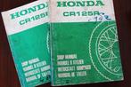 Honda CR125 R 1982-1985 motorcycle shop manual  handbuch, Ophalen of Verzenden, Honda