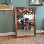 Lucky Vintage antieke brocante gouden spiegel vogels, Antiek en Kunst, Antiek | Spiegels, Ophalen, Rechthoekig, 50 tot 100 cm