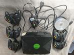 Xbox met 5 controllers en games, Spelcomputers en Games, Games | Xbox Original, Gebruikt, Overige genres, 1 speler, Ophalen of Verzenden