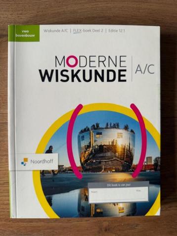 Moderne Wiskunde A/C Flex Boek Deel 2 VWO beschikbaar voor biedingen