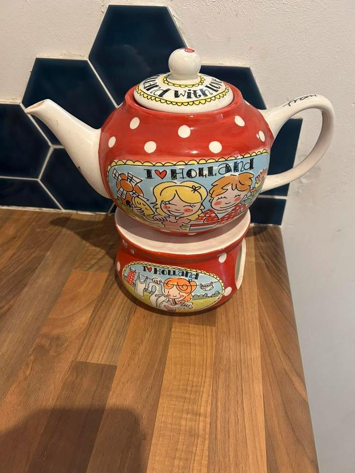 Theepot van Blond Amsterdam, Huis en Inrichting, Keuken | Servies, Zo goed als nieuw, Overige typen, Blond Amsterdam, Aardewerk
