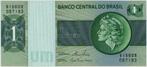 20-1025 Brazilie 1 cruzeiro ND, Postzegels en Munten, Bankbiljetten | Amerika, Los biljet, Zuid-Amerika, Verzenden