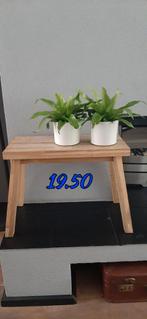 Hout krukje..bijzettafel..bankje, Huis en Inrichting, Krukjes, Ophalen, Gebruikt, Hout