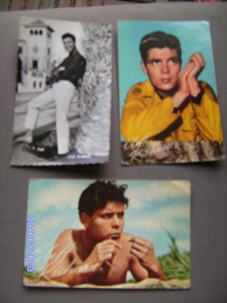 7 ansichtkaarten steren Cliff Richard 3 Connie Froboes ea, Verzamelen, Ansichtkaarten | Themakaarten, Gelopen, 1960 tot 1980, Sterren en Beroemdheden