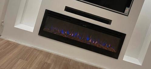 Sfeerhaard met verwarming (voor 70 inch tv), Huis en Inrichting, Haarden, Zo goed als nieuw, Elektrische haard, Ophalen