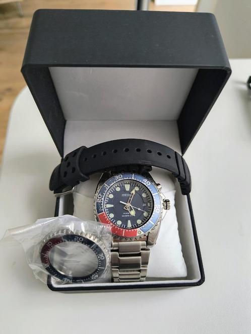 Seiko Kinetic Divers 200 (SKA369) BFK duikhorloge (Pepsi), Sieraden, Tassen en Uiterlijk, Horloges | Heren, Gebruikt, Polshorloge