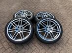 19 inch Audi A3 / S3 sport velgen + banden 5x112 235/35/19, Gebruikt, Banden en Velgen, Winterbanden, 235 mm