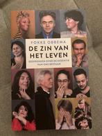 De zin van het leven, Boeken, Wijsbegeerte of Ethiek, Ophalen of Verzenden, Zo goed als nieuw, Fokke Obbema