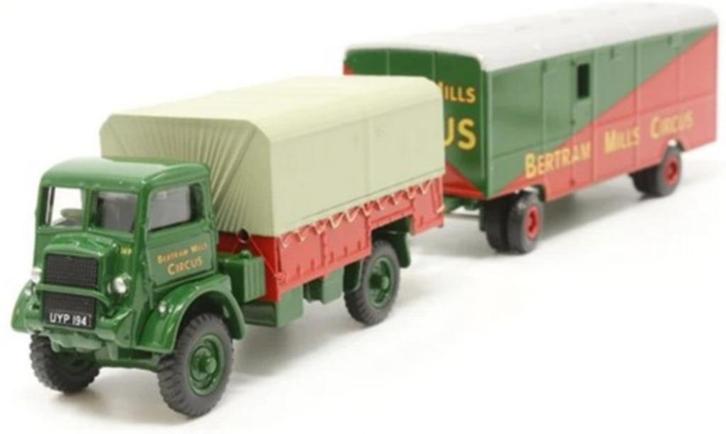 Atlas 4654109 - Diecast circus combi Bedford in ovp, Hobby en Vrije tijd, Modeltreinen | H0, Nieuw, Overige typen, Gelijkstroom of Wisselstroom