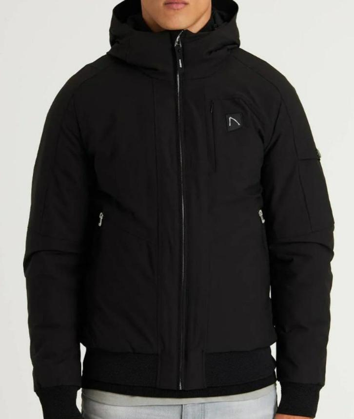 Chasin winterjas zwart maat S, Kleding | Heren, Jassen | Winter, Gedragen, Maat 46 (S) of kleiner, Zwart, Ophalen of Verzenden