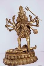 Groot beeld van de Godin Kali in brons, Huis en Inrichting, Woonaccessoires | Boeddhabeelden, Zo goed als nieuw, Ophalen