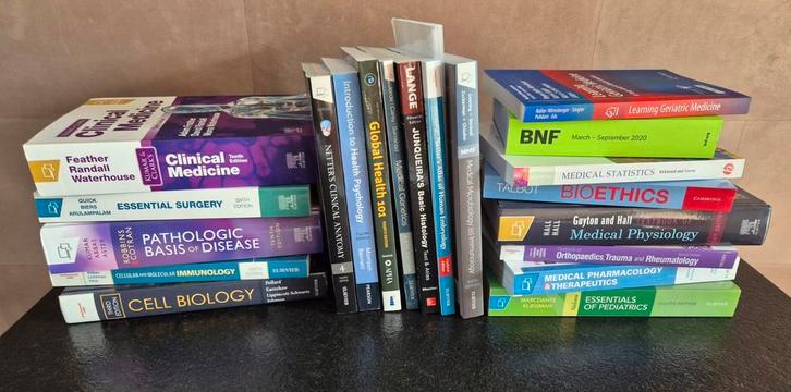 Geneeskunde medische studieboeken Engelstalig, Boeken, Studieboeken en Cursussen, Zo goed als nieuw, WO, Beta, Ophalen