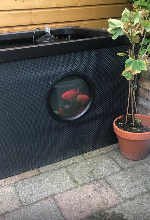 Vijver Met ramen voor op het terras, Tuin en Terras, Vijvers, Gebruikt, Ophalen