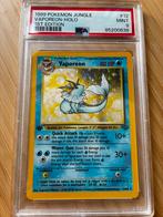 WOTC 1999 Pokemon Jungle - 1st Edition Vaporeon Holo PSA 9, Ophalen of Verzenden, Zo goed als nieuw